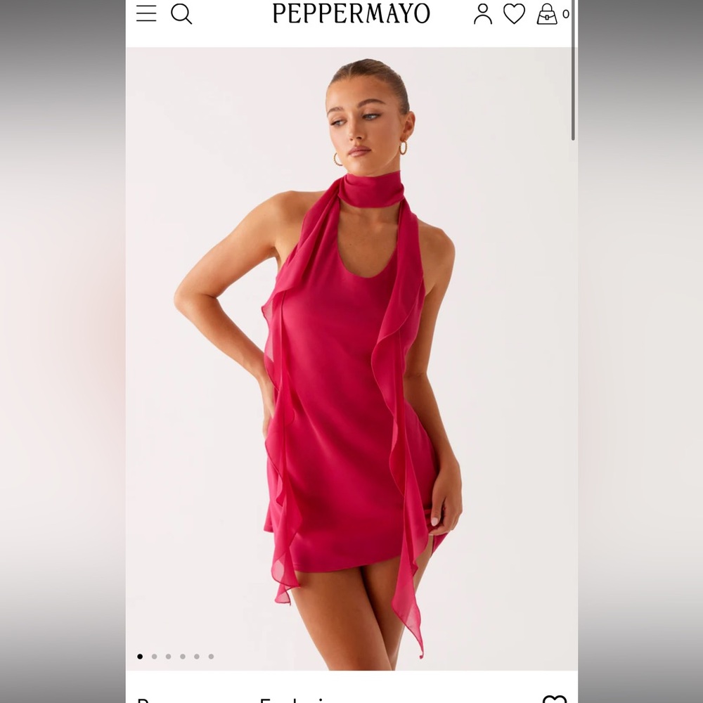 Peppermayo Exclusive - Tanner Mini Dress - Fuchsia
